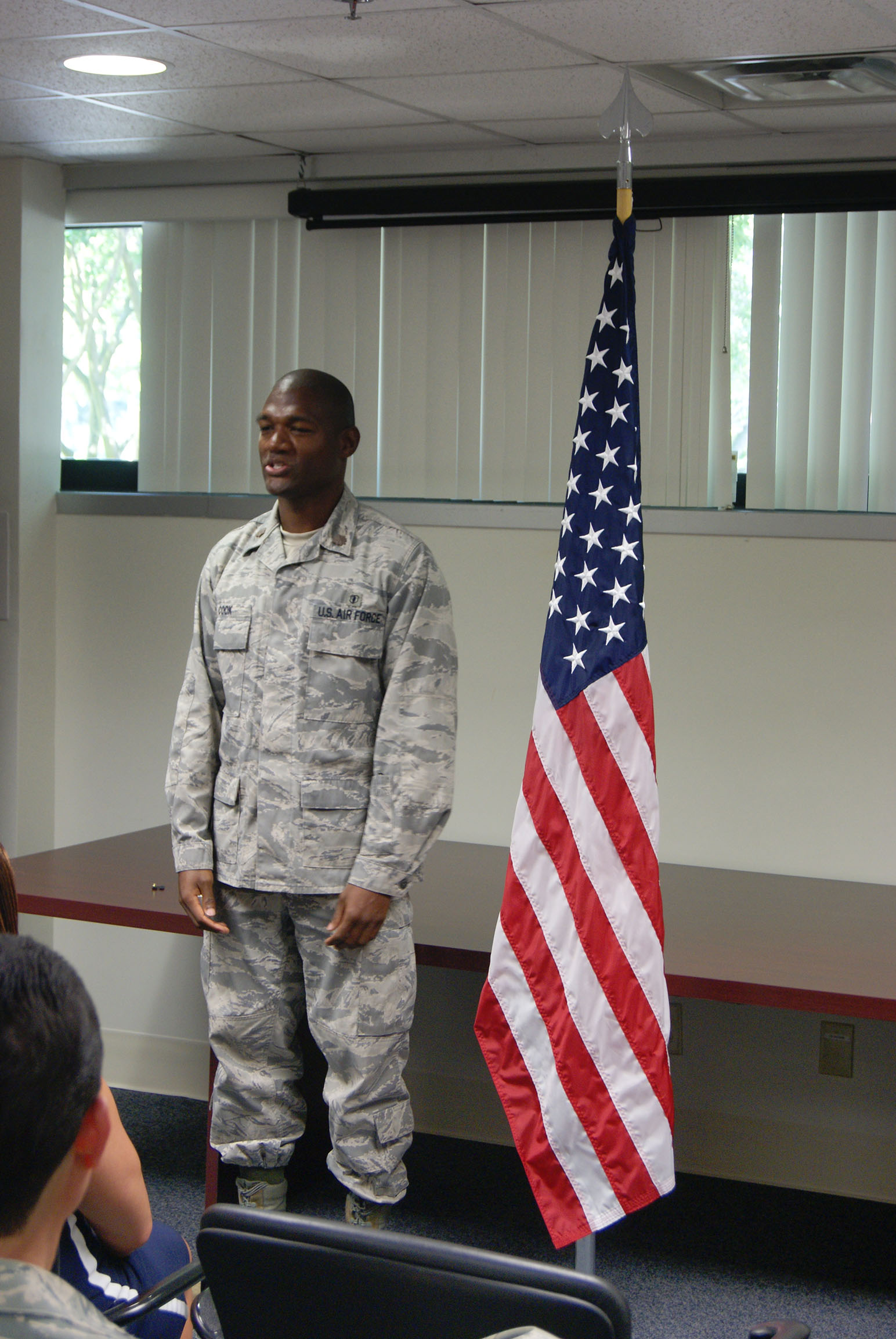 One of Dr. Cook's proudest moments was being pinned to Major during his time with the USAF. He was honored to serve our country, service members and familes.